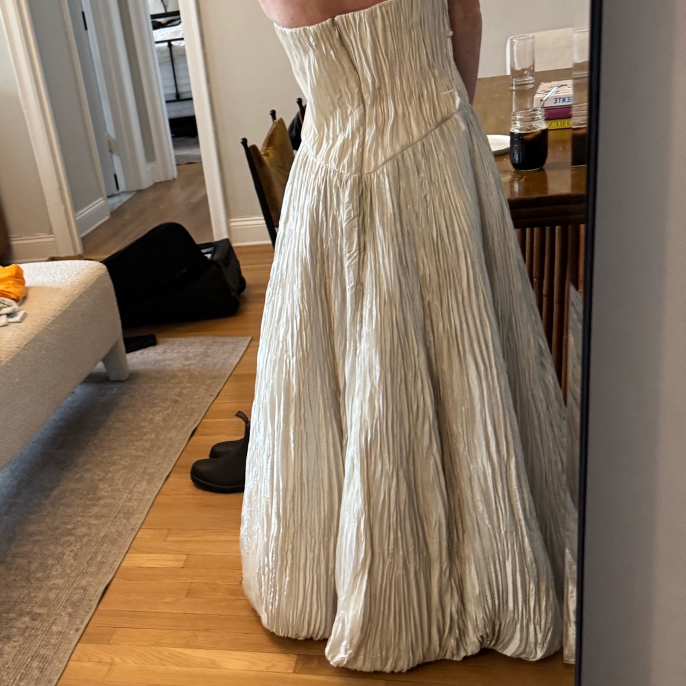 Camielle Strapless White Maxi Dress - Picture 13 of 14